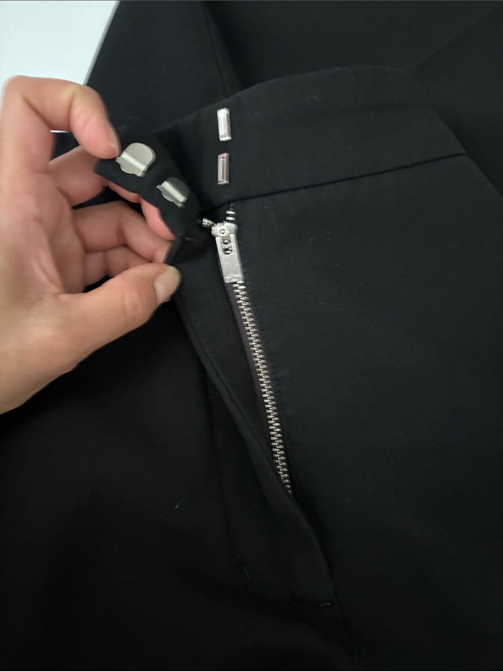 Wilfred Black Wide-Leg Tailored Trousers - Picture 10 of 14